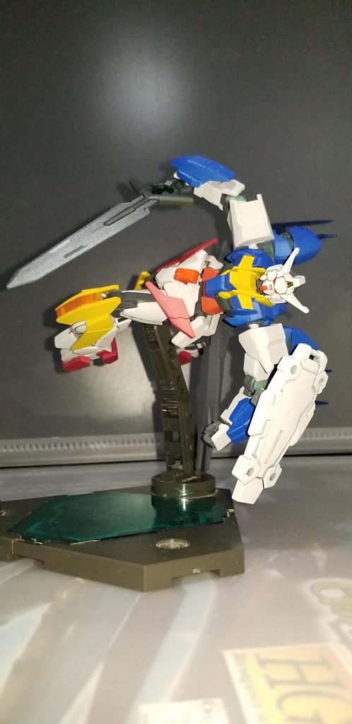 GBNといえば必殺技。一応名前をオーラソードハイパー斬りとしています。オーラバトラーとはあんまり関係ありません。