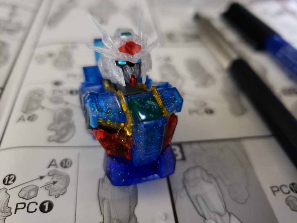 HG ダブルオースカイ〈ダイブイントゥディメンションクリア〉–2枚目/制作者：はんしん