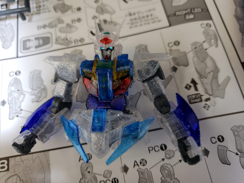 HG ダブルオースカイ〈ダイブイントゥディメンションクリア〉–3枚目/制作者：はんしん