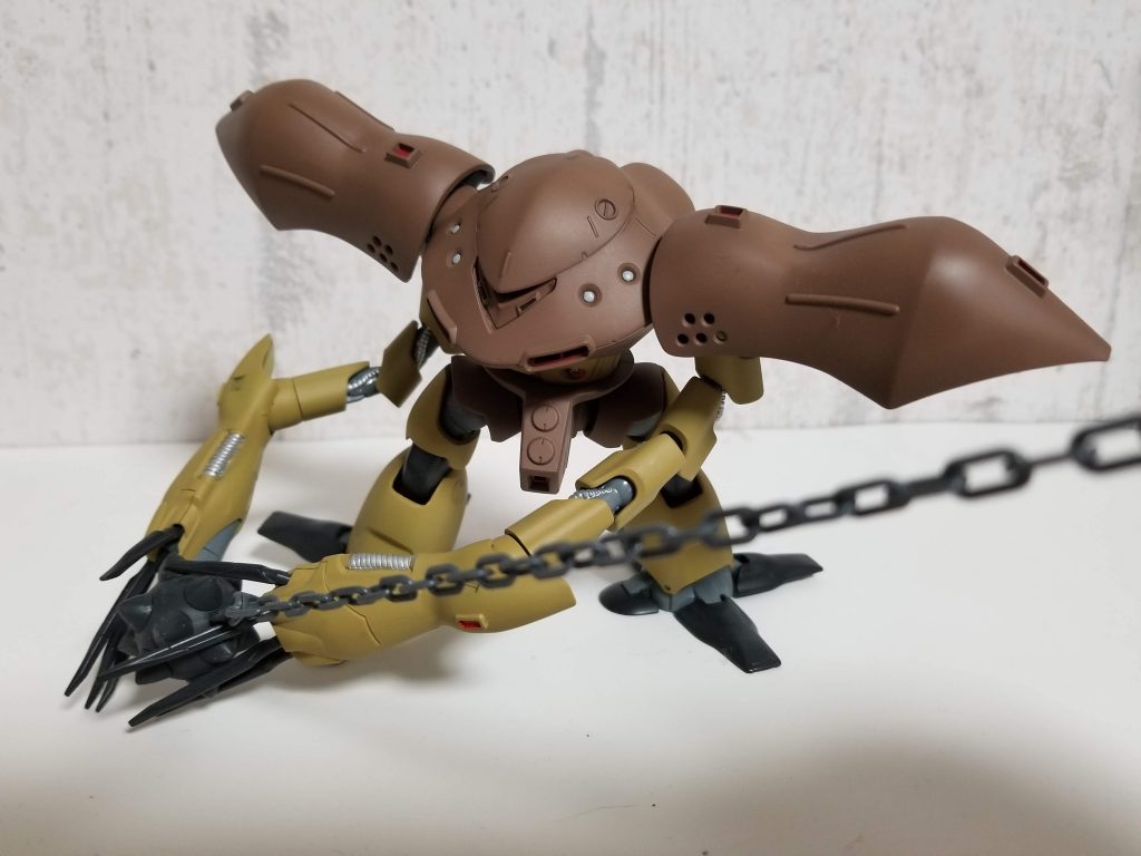 ゴッグといえばハイパーハンマーですが、ガンダムハンマーしか手持ちにありませんでした(爆)