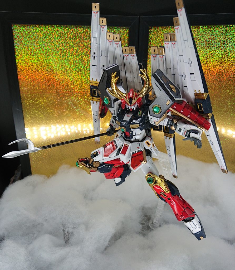 【武器 片穂槍】
武者といえば槍。
これはモビルスーツ戦国伝付属のものです。