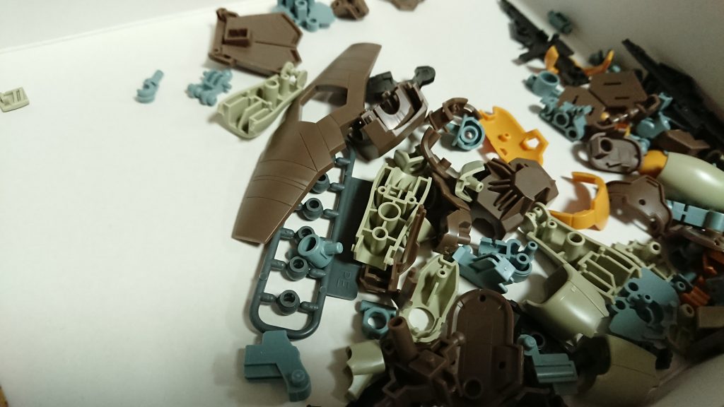 HGだから大丈夫でしょ！っていつもランナー全部外してしまう。。