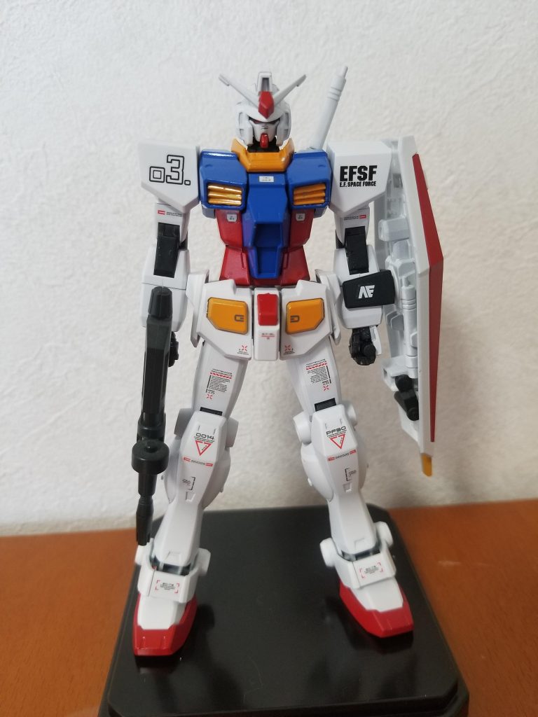 スジボリや溝そのままです！デカールで架空で３号機、としました。意味はないですね