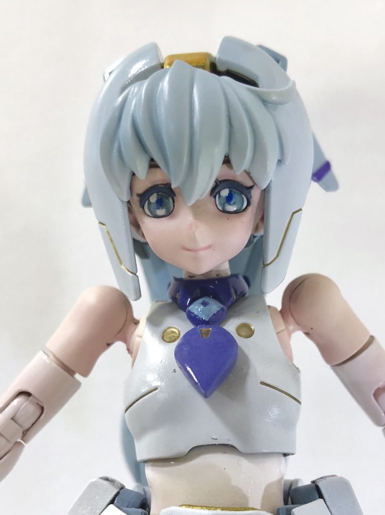 顔アップ。かわいい。