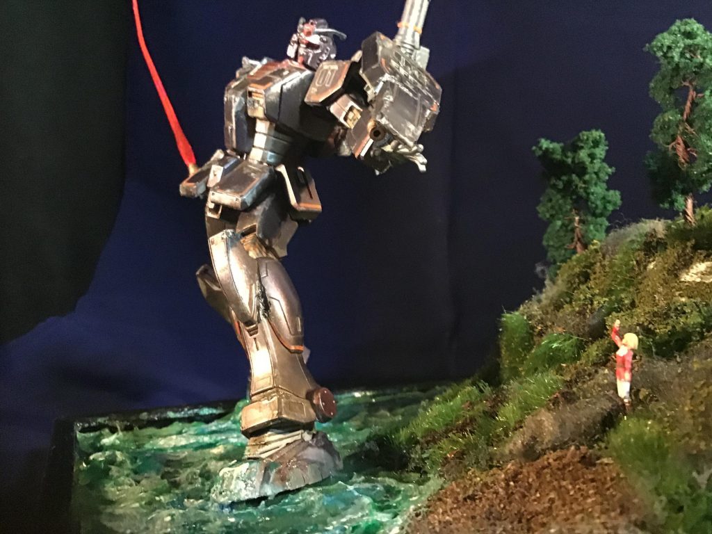 UC0080 1.2 1年戦争終戦翌日　連兵「もう、戦争は終わったのよ！　貴方達が闘う必要は無いわ！」–8枚目/制作者：sora