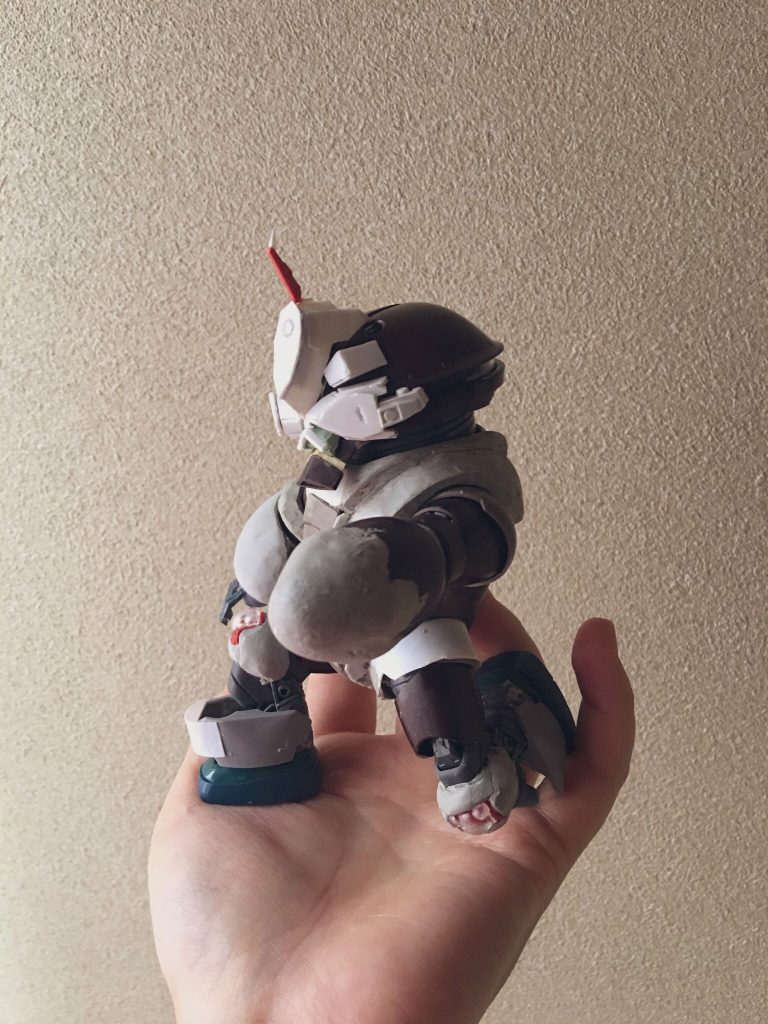 片膝立ちを試行錯誤していた頃。