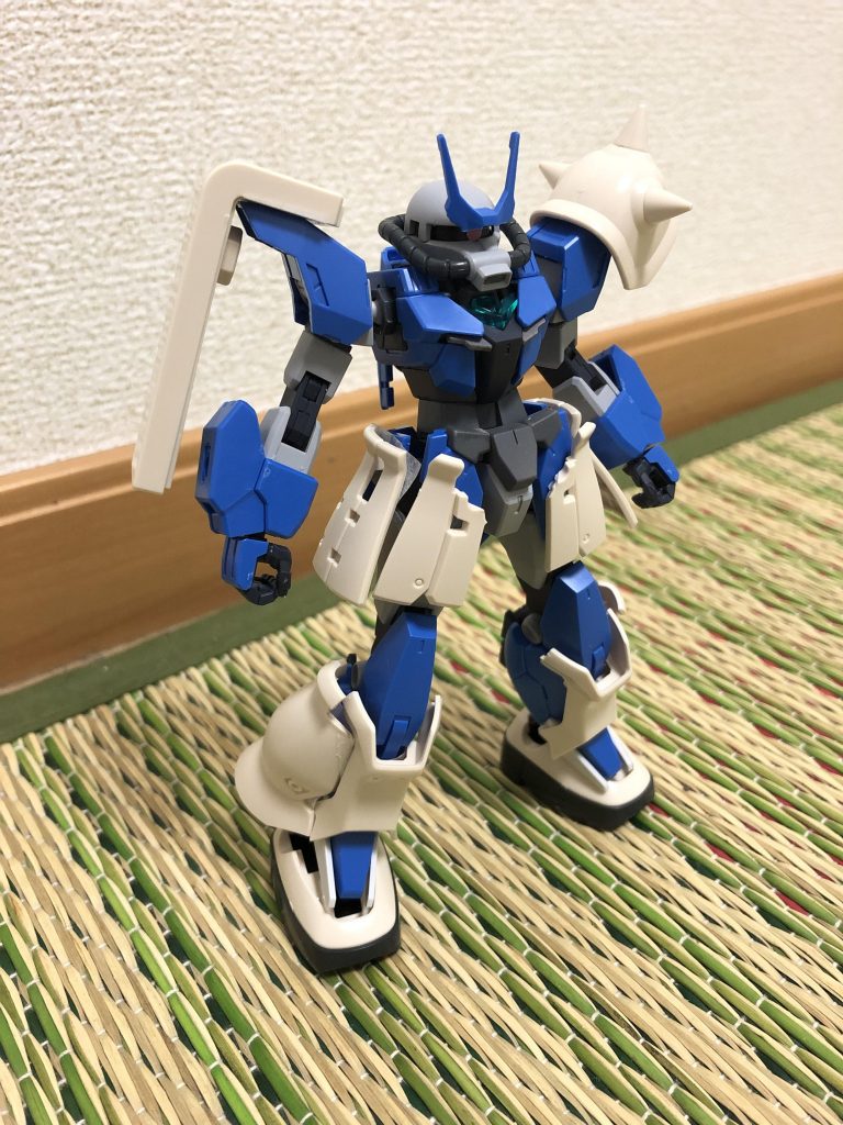 塗装前。実は結構アースリィガンダムなんです。
最後までご覧頂き、ありがとうございました。気力の続く限り、ジオネットシリーズは作ってみたいと思います。