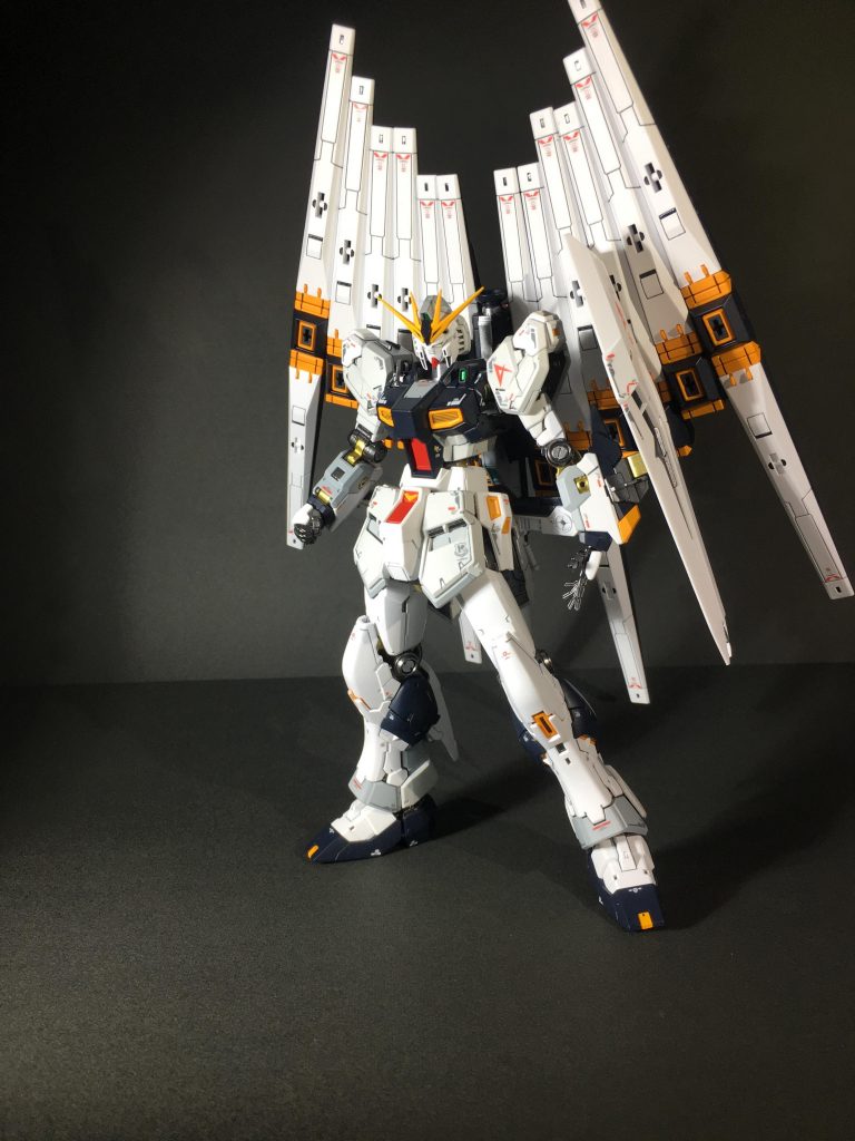 ダブルフィンファンネル装備状態
最初はイマイチかな?と思ったんですけどこれはこれで迫力があって僕は好きです✨