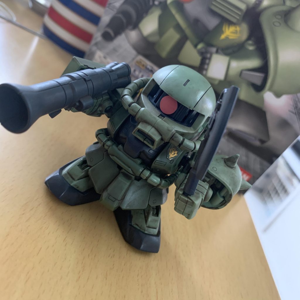 BB戦士 ザクⅡ F型–2枚目/制作者：@blood_muzik1981