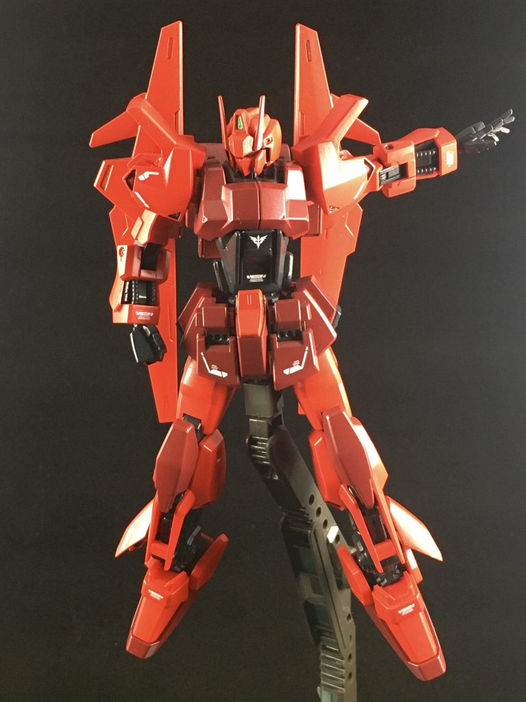 本当は白主体の連邦機にするか
レッドウォーリアっぽくしたかったんですけど
いざ色塗ってみたら想像以上にジオン感が凄かったのでネオ・ジオンのデカールも以外とありかも