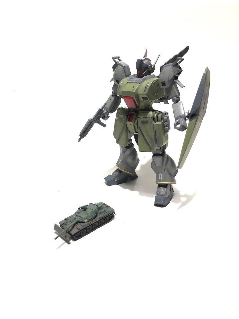 最後

1/144ワールドタンクミュージアムと。

専用マシンガンは小ぶりに見えるけどやっぱこれくらいで丁度良い。



憧れの近藤版を意識してのジェガンはひとつの到達点。今後も勢力的に作って行きたい☆

MS戦記に始まる近藤版は今もこれからも僕の琴線に振れる。