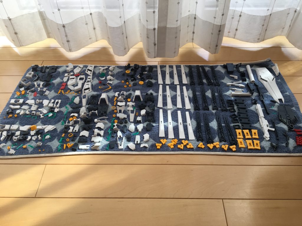 パーツ多すぎて表面処理で死ぬかと思いました笑