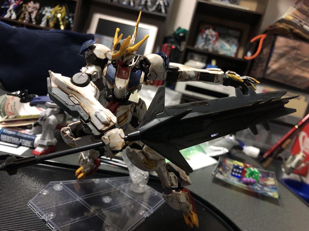 墨入れ→ウェザリング→
はんだごてでのダメージ付け