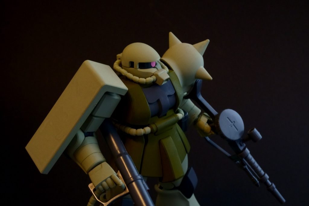 肩シールドの液ダレに撮影してから気づきました。数年ぶりにエアブラシを使用したので、加減がわかりませんでした……