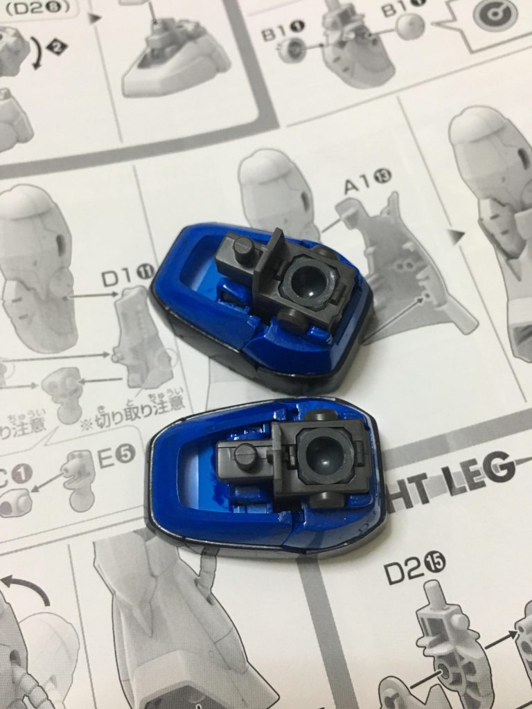 これしかありませんが笑笑
ザク、グフのこの足の組み立てが何度やっても慣れません(笑)
という小話です(´>∀<｀)ゝ