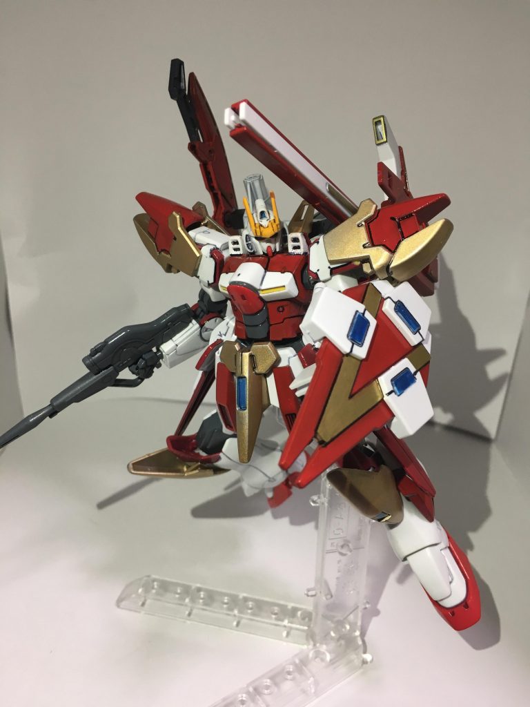 メガビームライフルをキャノンとして背負ってみました。