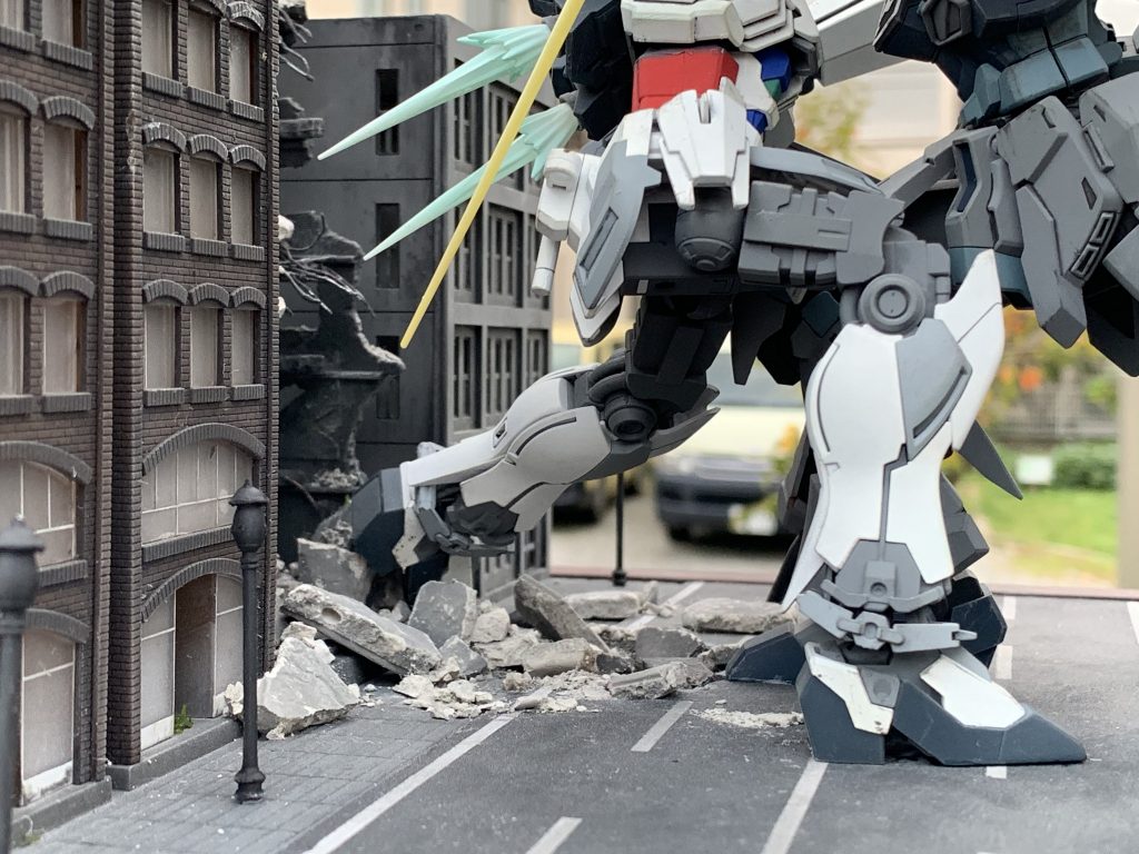 道路はスチレンボードです