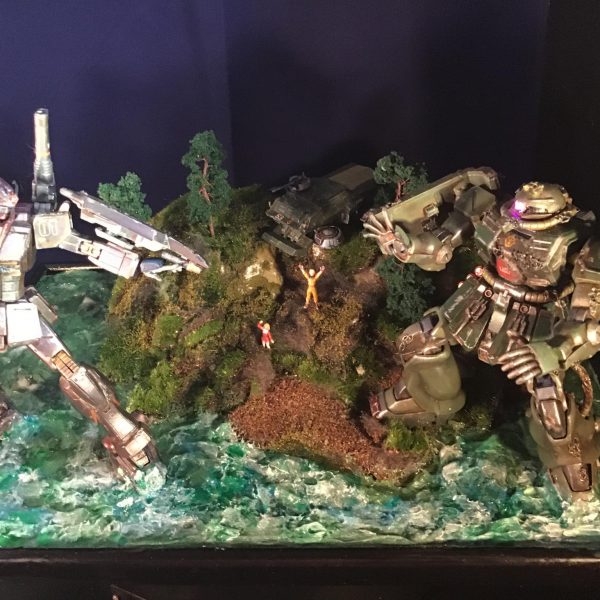 UC0080 1.2 1年戦争終戦翌日　連兵「もう、戦争は終わったのよ！　貴方達が闘う必要は無いわ！」