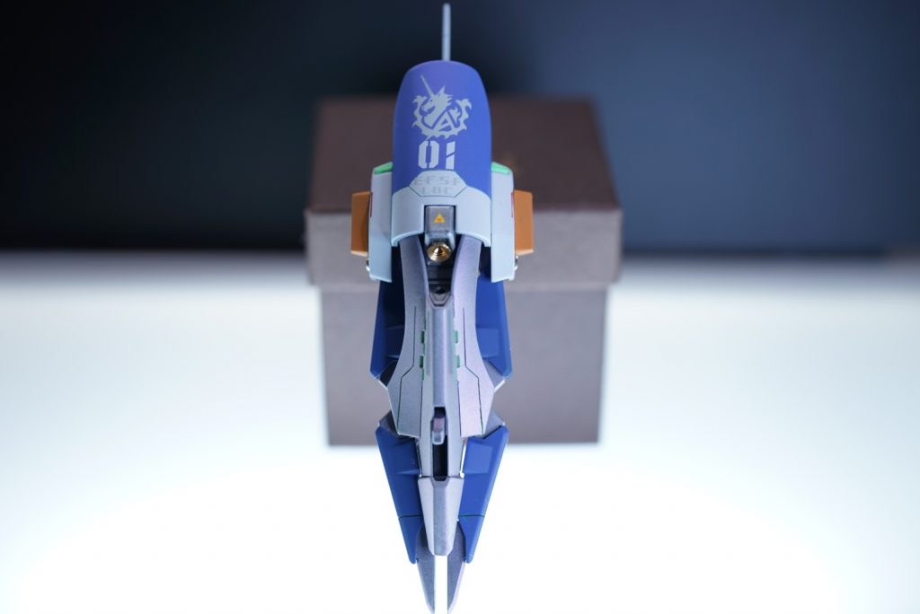 コンポジット・シールドブースターは、ハイニューのデカールを貼ってみました！
あとブレードは長すぎたため外しました。
そのかわりなんかハイメガ粒子砲てきなやつをつけてます（笑）