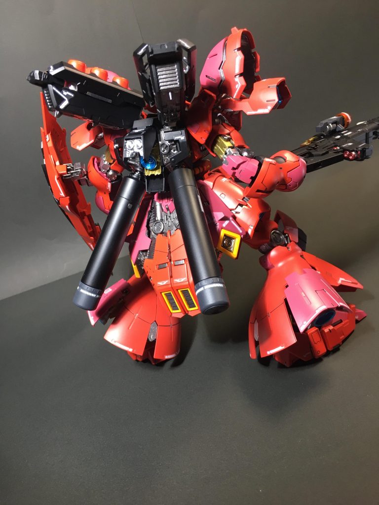 各部バーニアの内部はクリアブルーで塗装してます✨

プロペラントタンクの合わせ目は消してあります