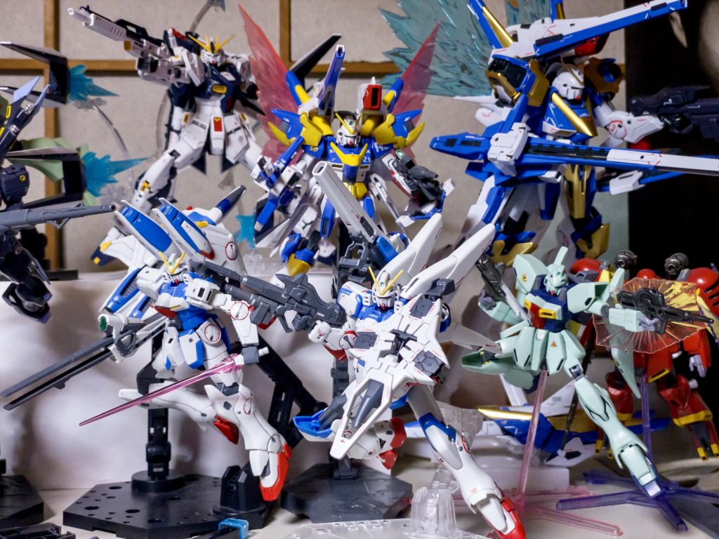 V2アサルトバスター、Vダッシュ、ガンブラスターと共に。