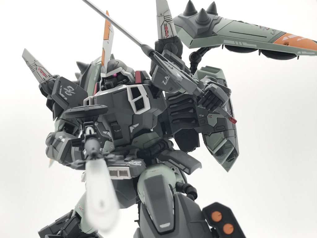 HGモビルジンのボックスアート風ポーズ