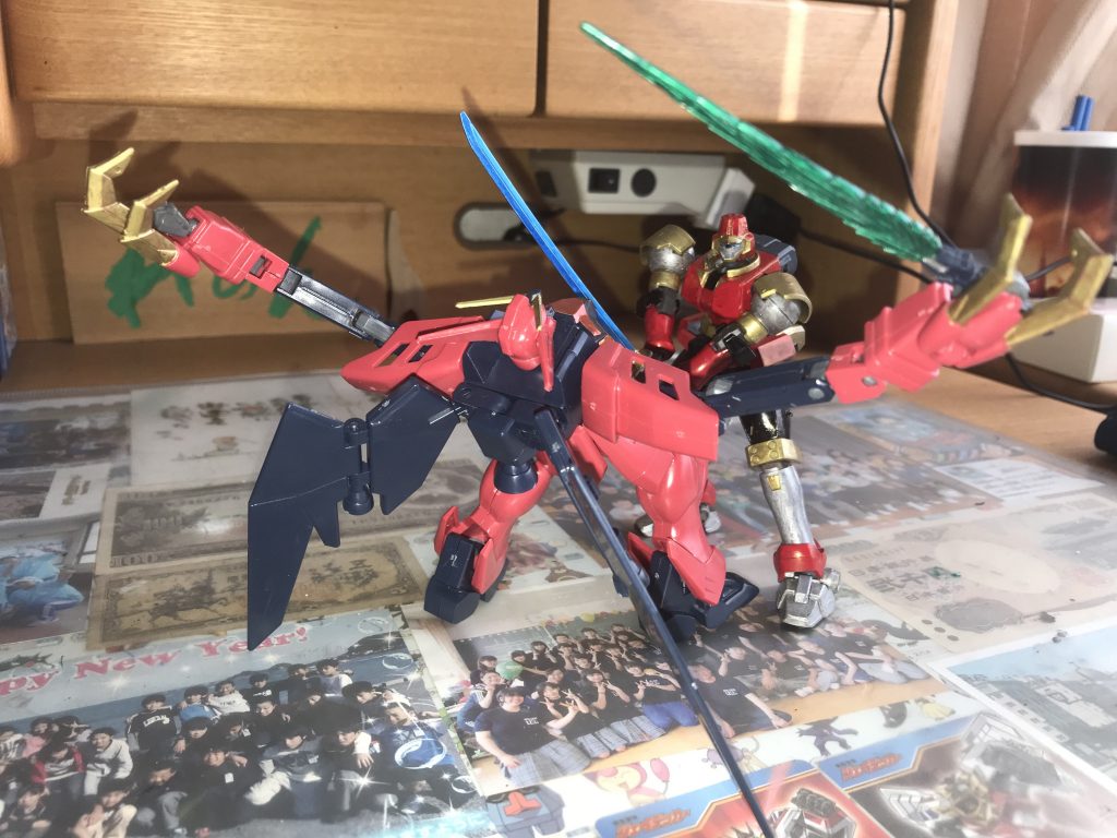 必殺技は原点同様レーザー刀で敵を一刀両断する
「磁光真空剣・真っ向両断」不意打ちを仕掛けた
愚かなヴァサーゴは爆発四散!サヨナラ!(笑)