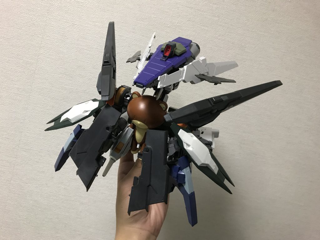 塗装前の姿
プチッガイの大きさに合わせ全体がまとまるように盛りました