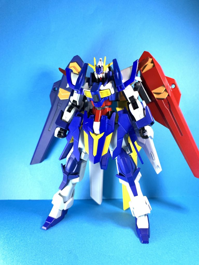 フル装備。見えにくいですがバインダーライフルはバインダービットとして再装備。ウエポンバインダーは火力と機動力を向上させるいいとこ取りアイテムですが主張が強い…ので4色にしてもっと攻める！