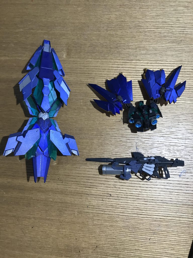 制作画像あんまり撮って無かった
武装類