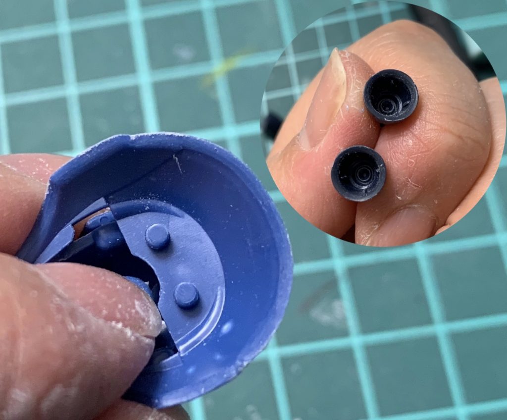 縁を削り薄くしました。