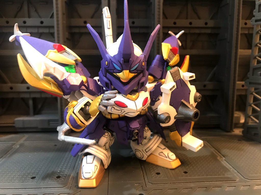 そして、闇の力解放形態。頑駄無軍団の一員となり、闇の力は封印したはずなのですが、仲間を助けるために敢えて解放するのです。しかし、それは自分の命をかけた技でもあり…とにかくかっこいい!!