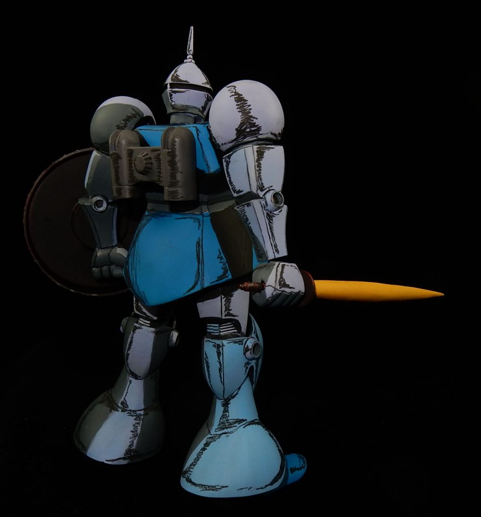 旧キット1/100ギャン　原作アニメイラスト風–5枚目/制作者：今日