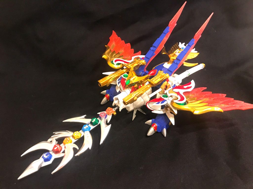 鳳凰要塞艦(フェニックス・フォートレス)形態。例によって、閃光結晶全部づけ。あー、大人最高！！