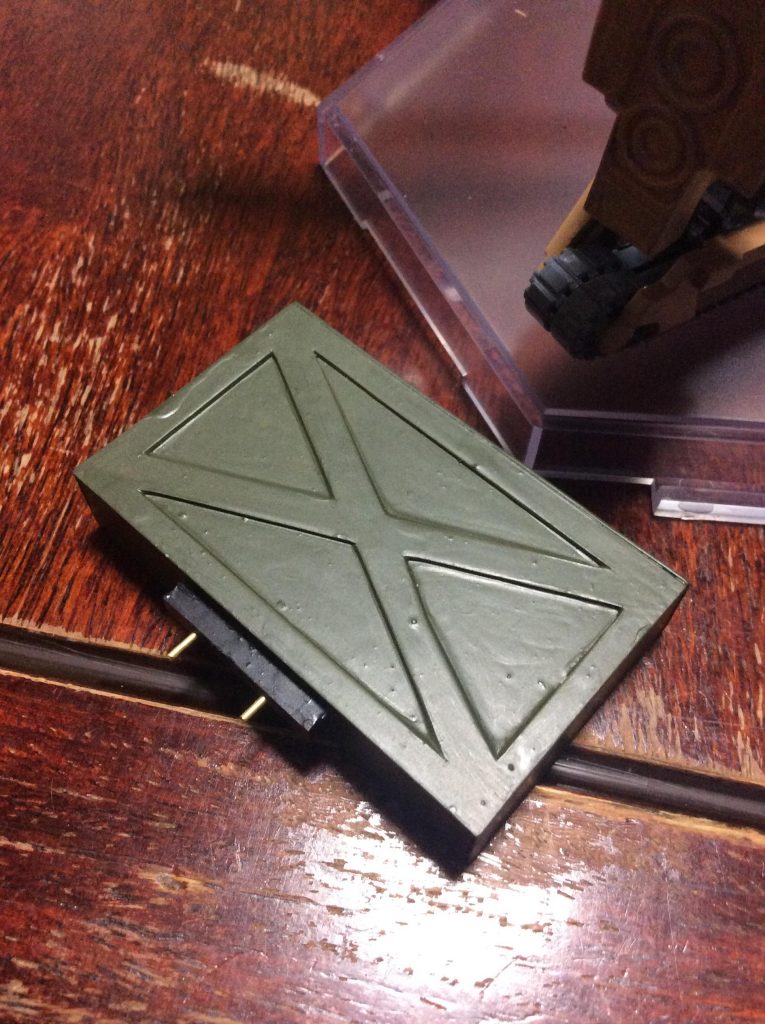 コンテナは箱組みで作りました。