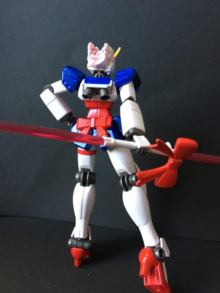 忘れてたました魔法少女状態リアビューです
バックパックをスラスター展開に差し替えただけです
以下制作過程を