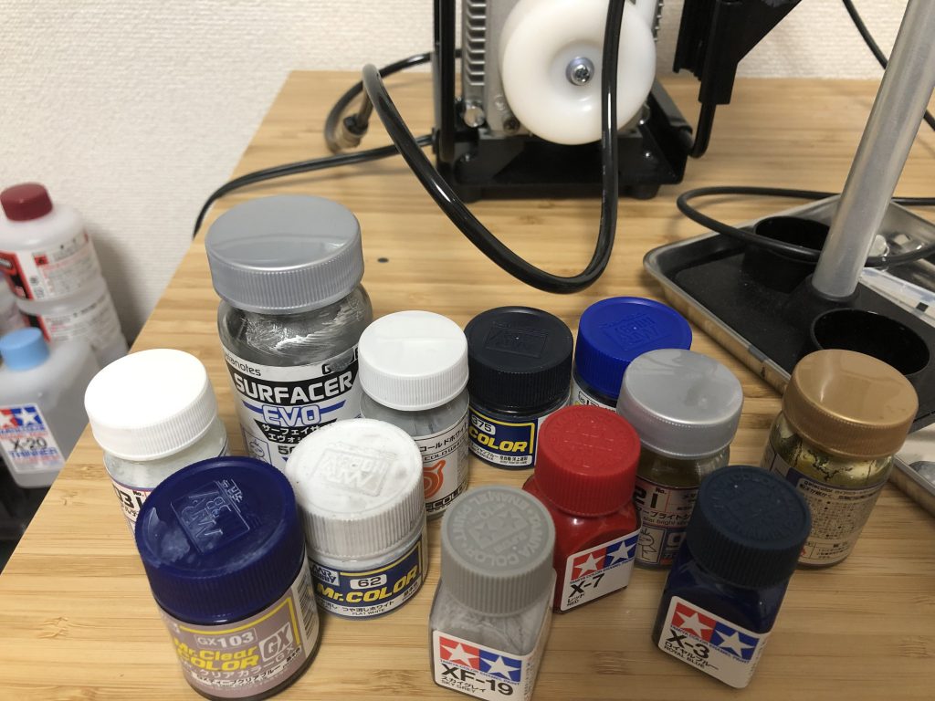 〜活躍してくれた塗料たち〜