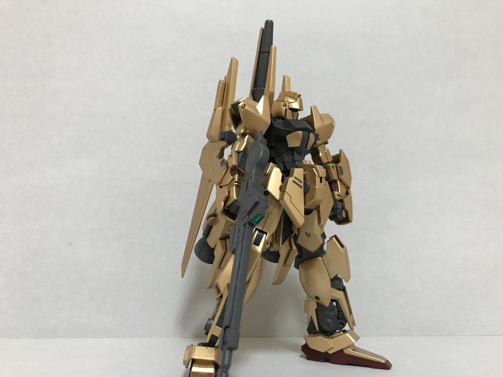 ちょっと下から
ライフルの合わせ目消しもしたんですけど1部ミス
まだまだ精進です