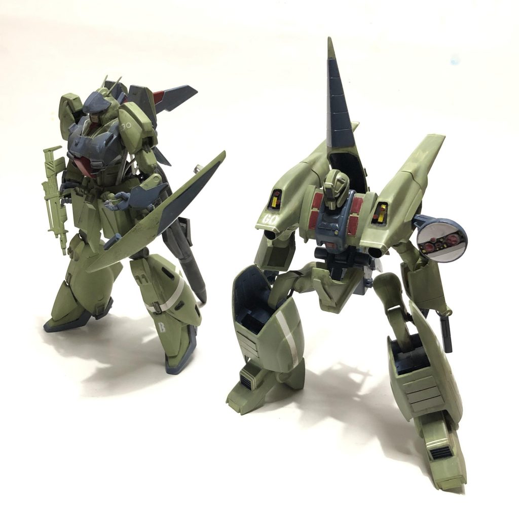 ズズーン!!

「R-2.M-6ポイントZEROへタッチダウン。これより掃討作戦に移行する。」

あらかた処理の終わったターゲットを二機のMSが掃除する。