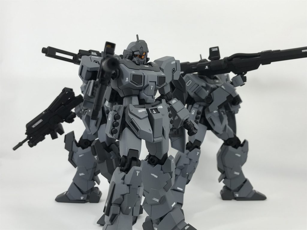 一号機(隊長機)
機体は標準仕様のジェスタ。
ノーマルのビームライフルを装備。
ポジションはアサルト。