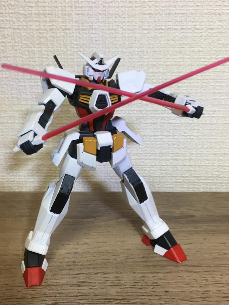 ビームサーベル二刀流。