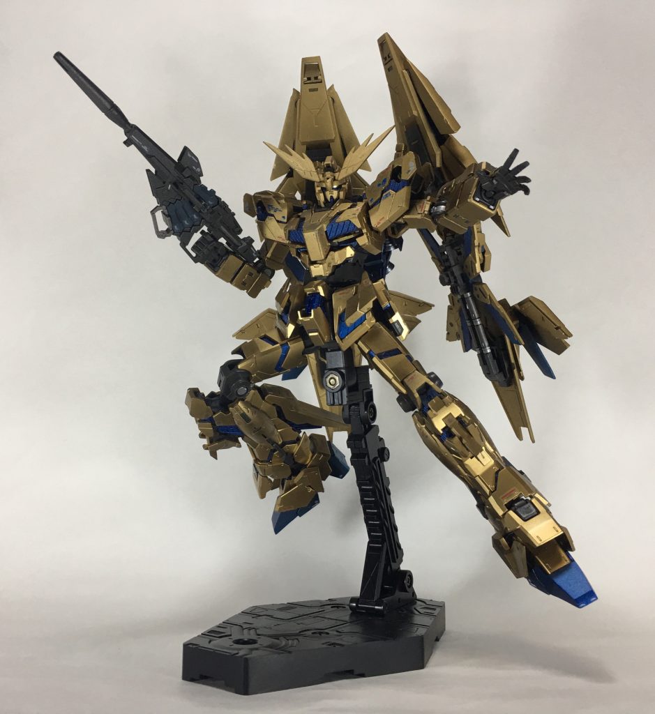 ビームマグナムはユニコーン、バンシィ・ノルンより少し細かく塗り分けを。