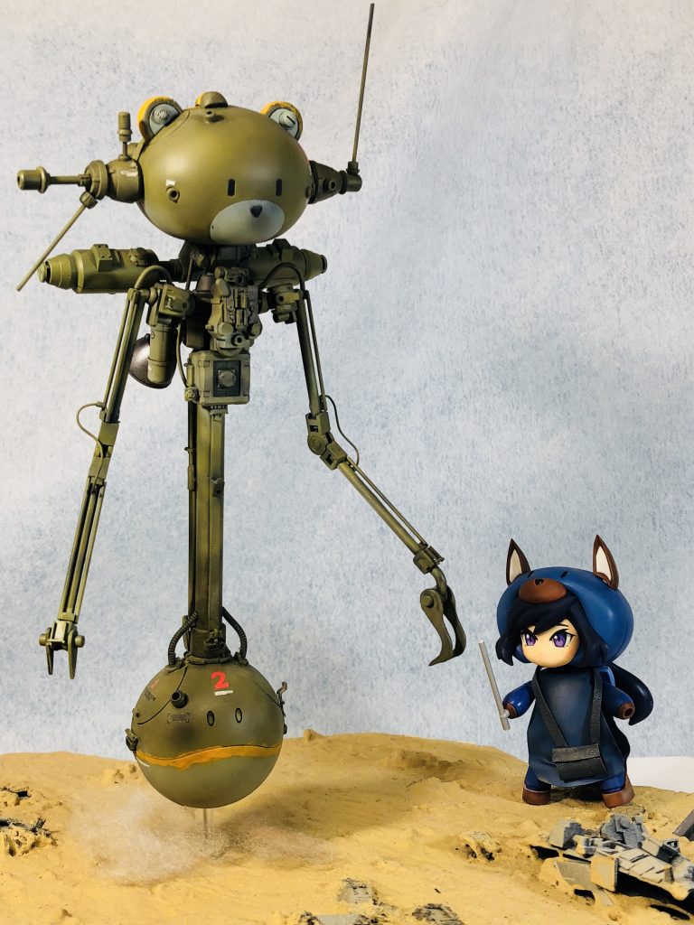 元ネタはマシーネンクリーガーのメカより
ノイスポッター とその天敵エディくんです。