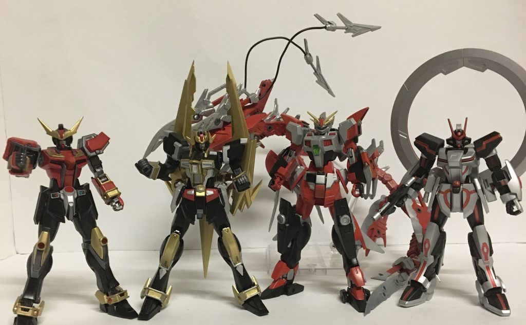 最後に過去作のガンプラ仮面ライダーとの写真です。
555は後ほど投稿します。
スローペースですが次回作も楽しく作りたいです💪✨