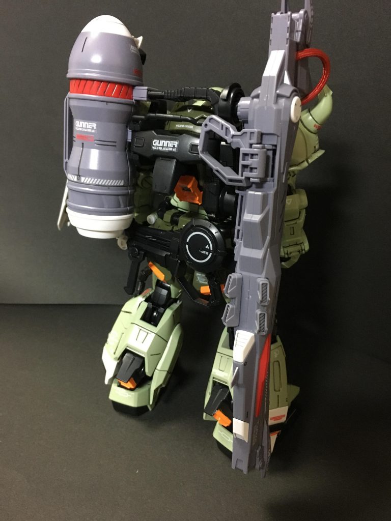 リアビュー(ガナーウィザード装備)