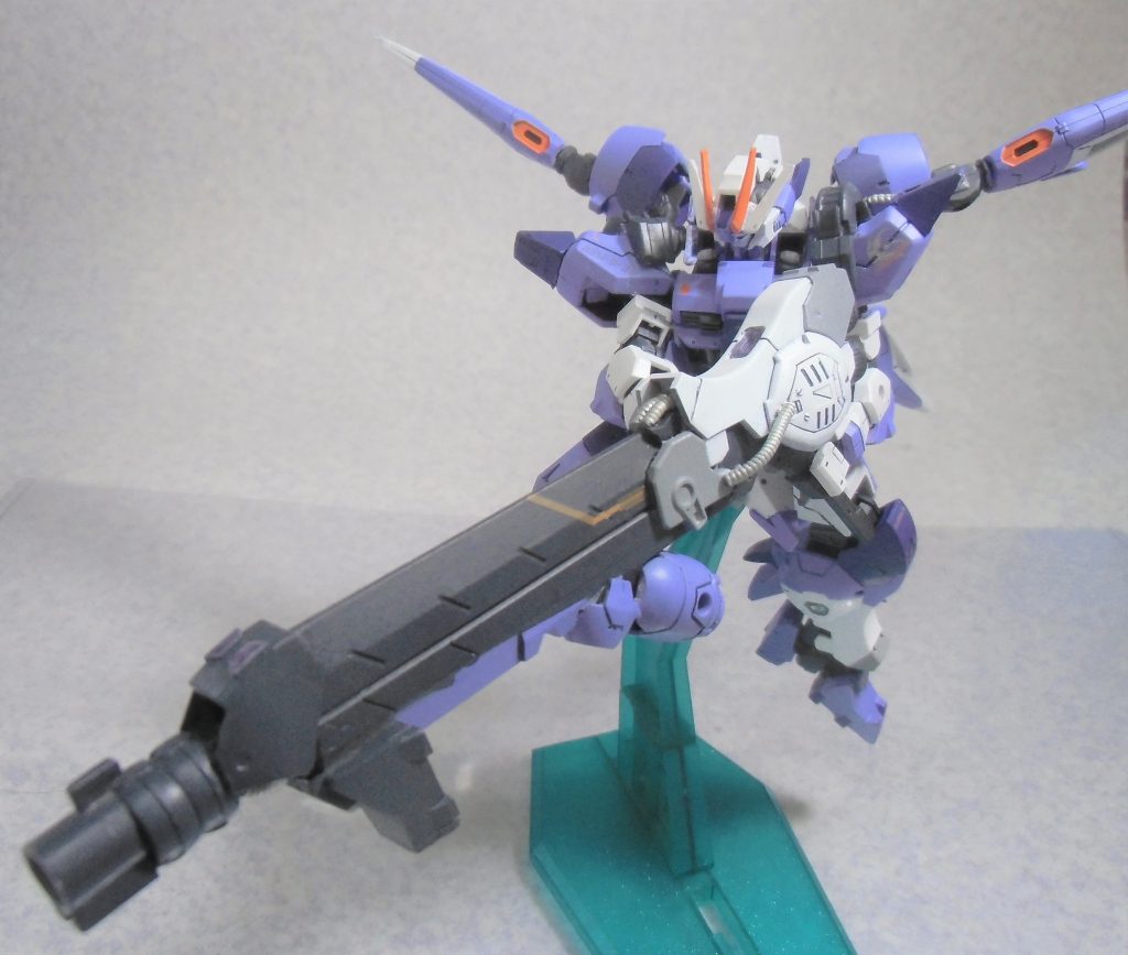 長物が欲しかったので大型ライフルを作成。デモリッションナイフに色々パーツをくっつけて作成。