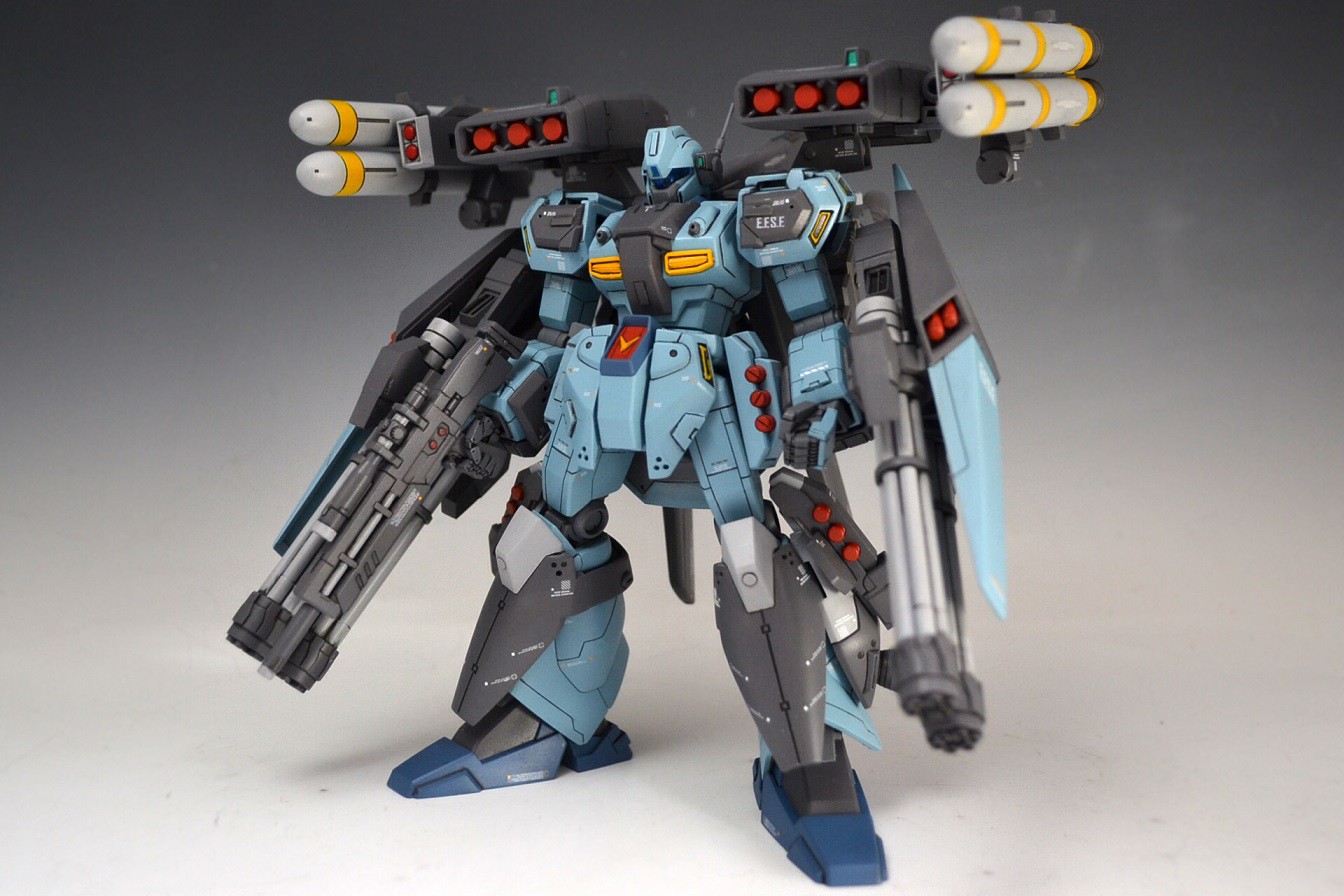 HGUC1/144 スターク・ジェガン 塗装完成品 - プラモデル