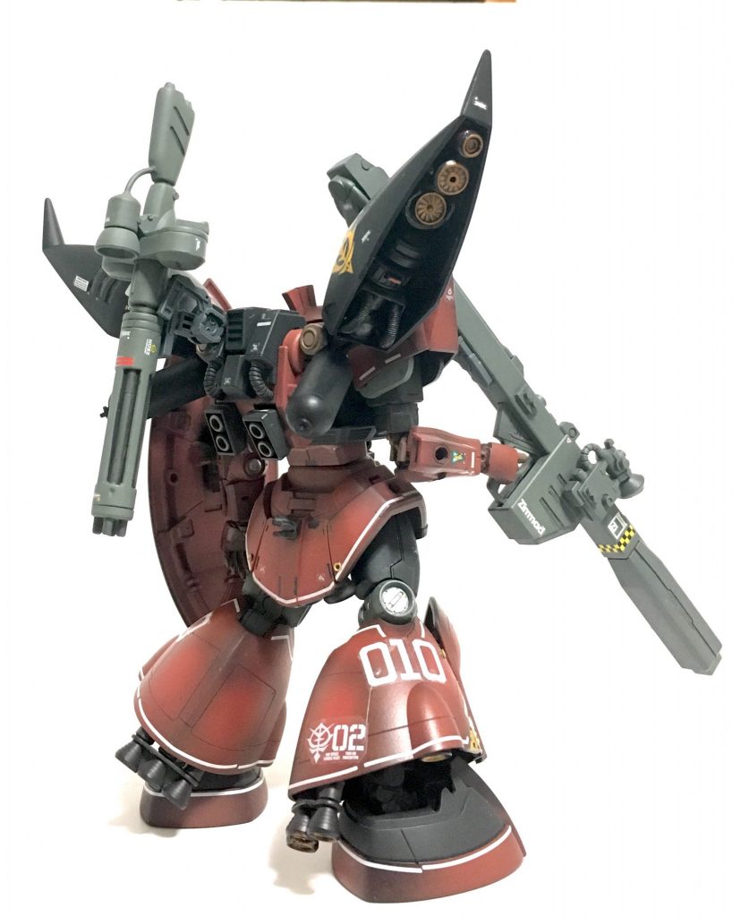 バックパックは高機動型がカッコいいのでそのまま使います。
てか、コレ無くなったらプレバン買った意味が無くなりますしw