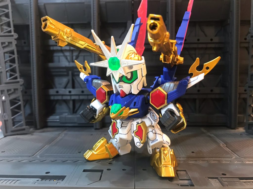 鎧を外した超将軍形態。ただの若武者だった飛駆鳥が超将軍になり、そして大将軍へ。本当良いですよね…。BB戦士最高。本当は改造した七人の超将軍と大将軍をならべた画像をアップしたいのですがスペース的に難しいです。家の中だけでニヤニヤします(笑)次にプレバンで出るレジェンドBB新世大将軍も楽しみですね！最後までご覧頂きありがとうございました。