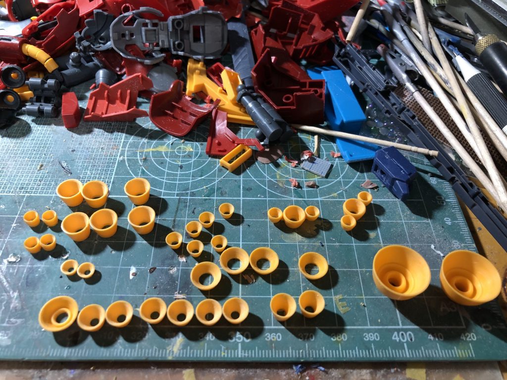 バーニアの薄肉化をしました。